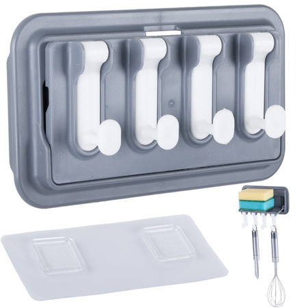 Wieszak kuchenny uchwyt półka przybornik półka