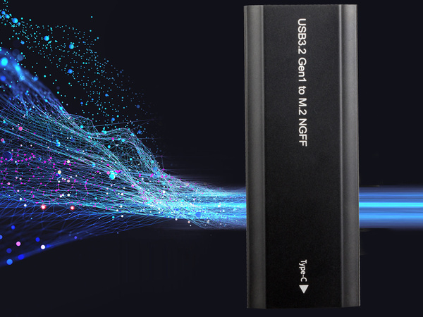 Obudowa adapter dysku kieszeń m.2 sata ngff usb 3.1 usb typ-c 2230-2280mm