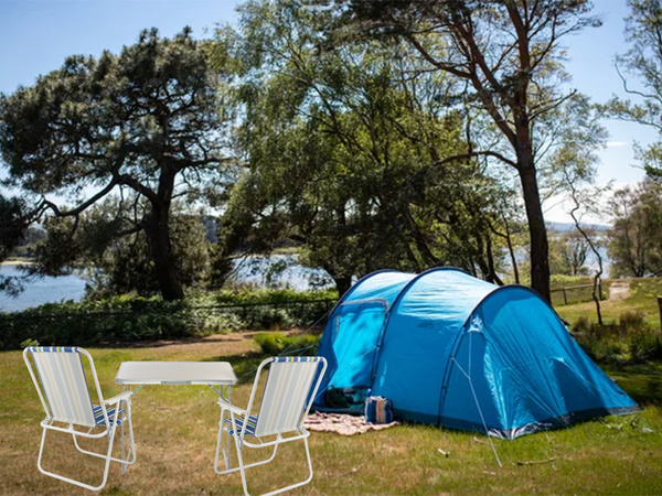 Krzesło składane turystyczne plażowe ogrodowe lekkie na biwak namiot