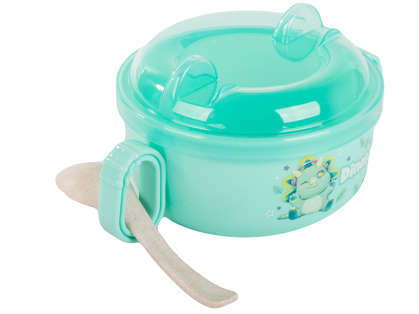 Zestaw naczyń do karmienia jedzenia dziecka miseczka z uchwytami łyżeczka