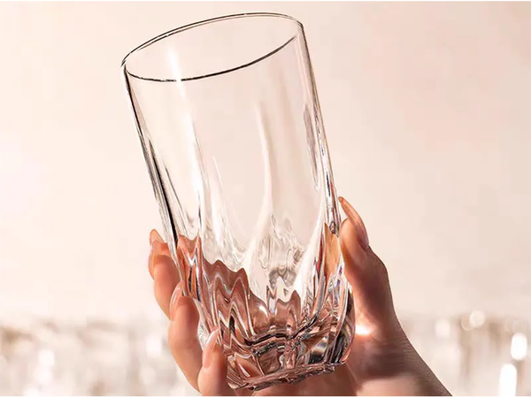 Komplet 6 szt szklanki do napojów zimnych proste wysokie do drinków 340 ml