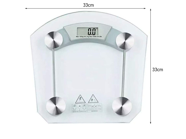 Waga łazienkowa elektroniczna 180kg szklana lcd analityczna przezroczysta