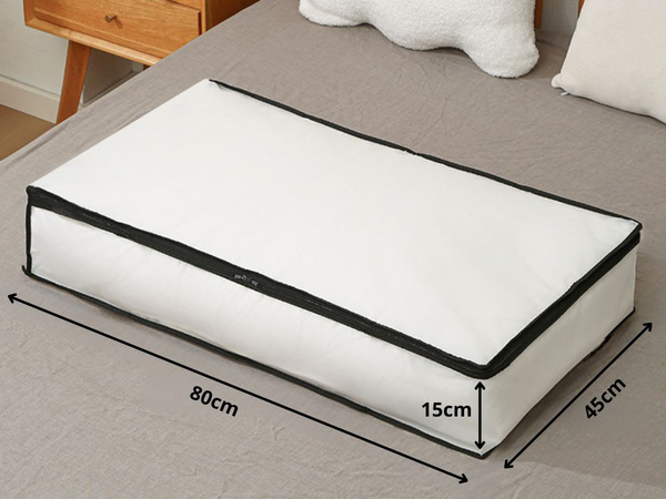 Organizer na pościel ubrania pojemnik na koce kołdrę pokrowiec suwak xxl