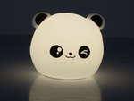 Lampka nocna dla dzieci panda rgb pilot led usb