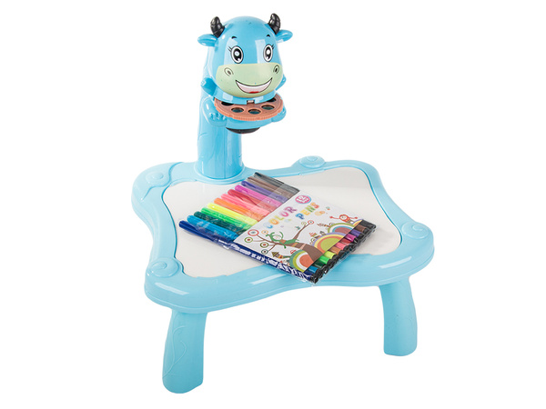 Projektor rzutnik do rysowania stolik tablica mazaki dla dzieci flamastry