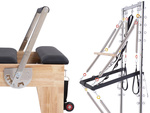 REFORMER ŁÓŻKO DO ĆWICZEŃ PILATES PILATESU URZĄDZENIE DO ĆWICZENIA FITNESS