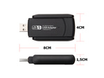 Karta sieciowa wi-fi adapter wifi usb 1300mbps dual