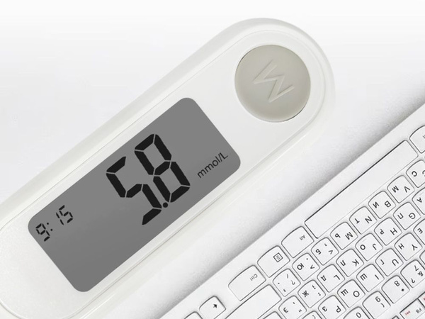 Glukometr cyfrowy zestaw lcd 50 pasków 50 lancetów test cukru we krwi