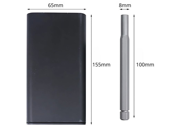 Zestaw bitów precyzyjnych wkrętak magnetyczne końcówki 24 bity + etui