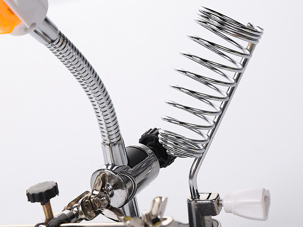 Trzecia ręka zestaw do lutowania uchwyt lupa led