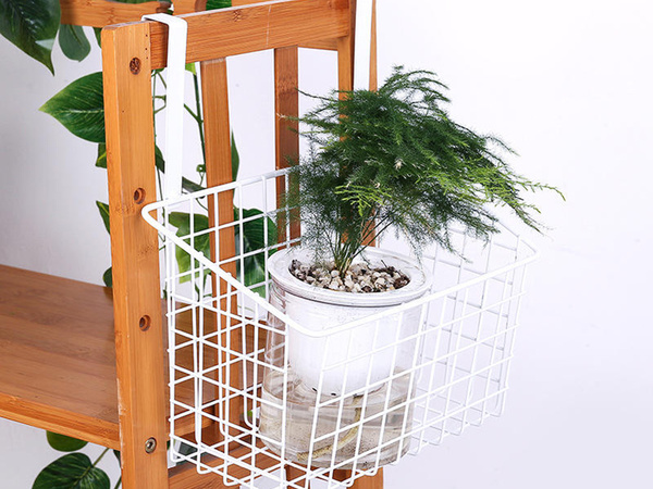 Kosz koszyk organizer metalowy zawieszany na drzwi półka wisząca kuchenna