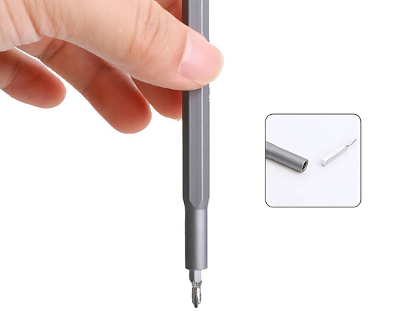 Zestaw bitów precyzyjnych wkrętak magnetyczne końcówki 24 bity + etui