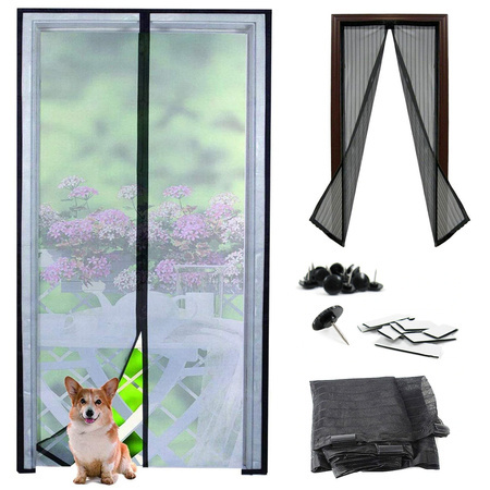 Moskitiera siatka na drzwi z magnesem 210x100 mesh