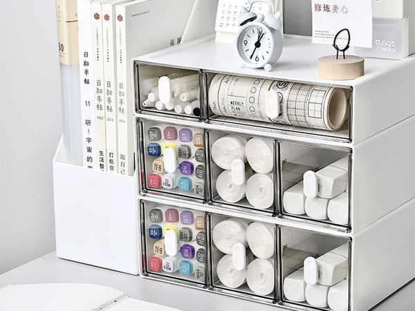 Szafka przybornik organizer na biurko półki na kosmetyki przyprawy szuflady