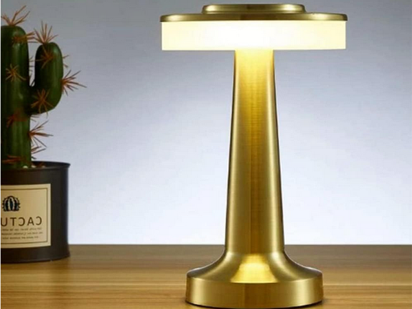 Lampka nocna stołowa dotykowa lampa 3 stopniowa do sypialni bezprzewodowa