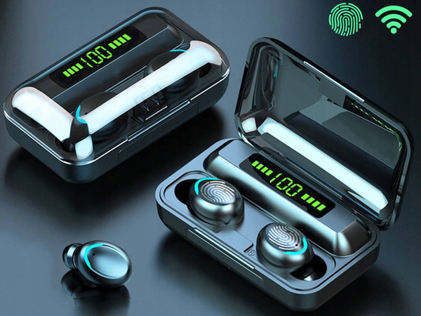 Słuchawki bezprzewodowe bluetooth f9 tws powerbank