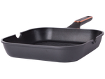 Patelnia grillowa do smażenia powłoka nieprzywierająca indukcja gaz 28cm