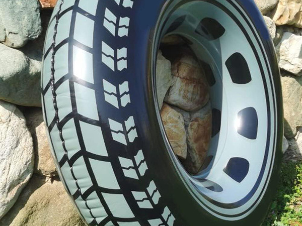 Małe kółko 50cm koło dmuchane dla dziecka do pływania w wodzie basenie