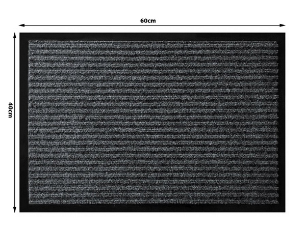 WYCIERACZKA PODGUMOWANA MATA DO BUTÓW POD DRZWI WEJŚCIOWA DO DOMU 40 X 60