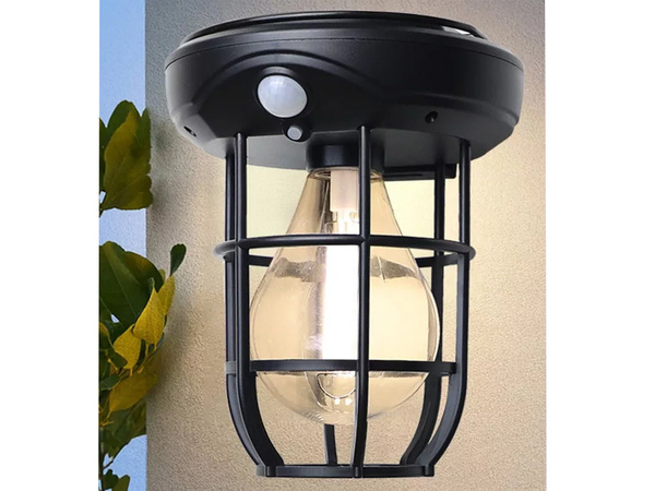 Lampa solarna z czujnikiem zmierzchu ruchu 3 tryby 3 led 1800lm wodoodporna