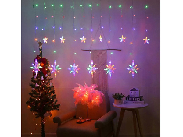 KURTYNA ŚWIETLNA 138 LED KOLOR (30)