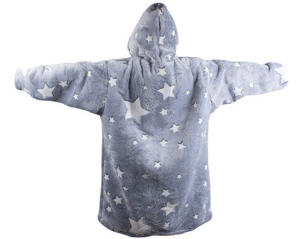 Ciepła bluza koc oversize xxl 2w1 gruba futrzak