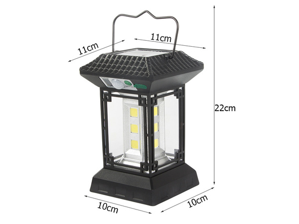 Lampa solarna z czujnikiem zmierzchu ruchu 5 trybów 60 led cob z pilotem