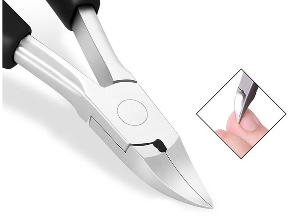 Cążki do paznokci wrastających obcinacz do skórek profesjonalne cęgi stal