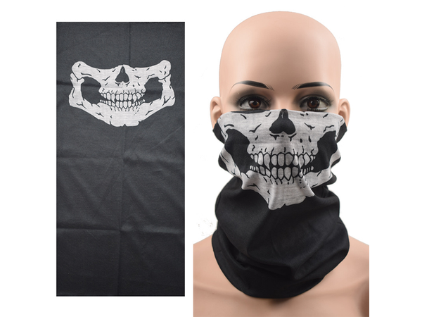 Komin kominiarka chusta na twarz bandama czaszka wielofunkcyjna tunel skull