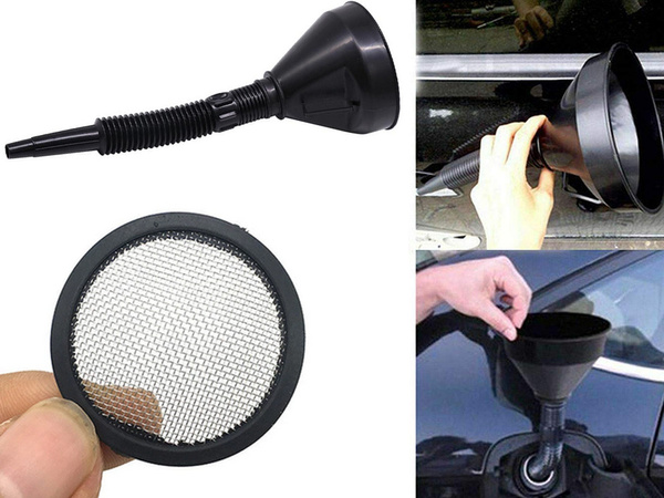 Lejek do paliwa płynów oleju baku duży z sitkiem