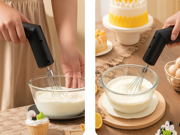Trzepaczka mikser ubijaczka elektryczna do mieszania bezprzewodowa do jajek
