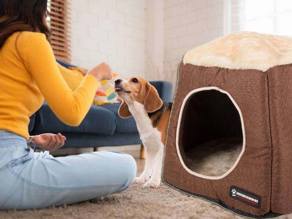 Domek legowisko dla psa kota miękkie budka namiot posłanie kanapa kojec