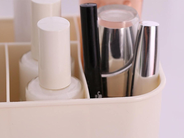 Szkatułka organizer na kosmetyki biżuterię szufladka pojemnik na pędzle