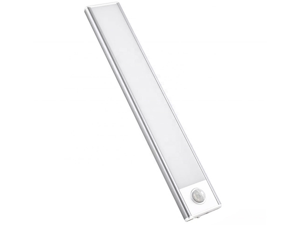 Lampka samoprzylepna listwa podszafkowa usb 30cm klips do szafy czujnik