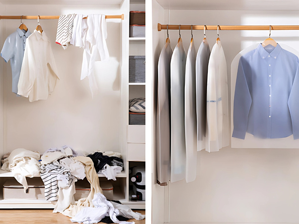  POKROWIEC NA GARNITUR UBRANIA ODZIEŻ PŁASZCZ SUKIENKĘ DUŻY 60x100cm