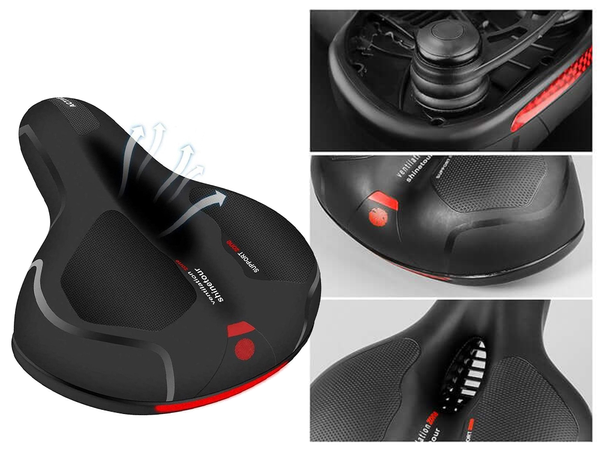 Siodełko rowerowe sportowe siodło miękkie wygodne