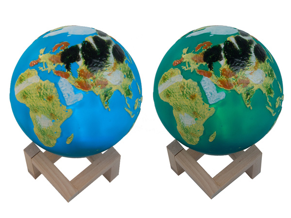 Lampka nocna globus 3d rgb globe light z pilotem 20 trybów dotyk dla dzieci