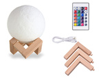 Lampka nocna księżyc kolorowa rgb usb akumulator