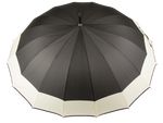 Elegancki duży parasol rządowy mocny xxl antypoślizgowa rączka automatyczny