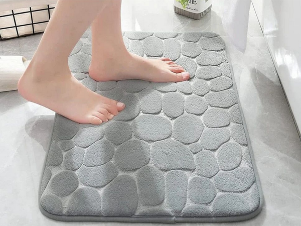 DYWANIK ŁAZIENKOWY MIĘKKI CHŁONNY ANTYPOŚLIZGOWY DUŻY 80X50 POD PRYSZNIC