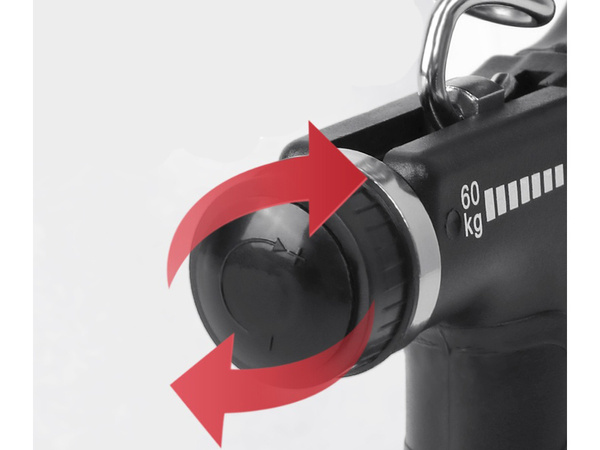 Ściskacz do ćwiczeń rąk dłoni z licznikiem z regulacją 10-60kg gripper