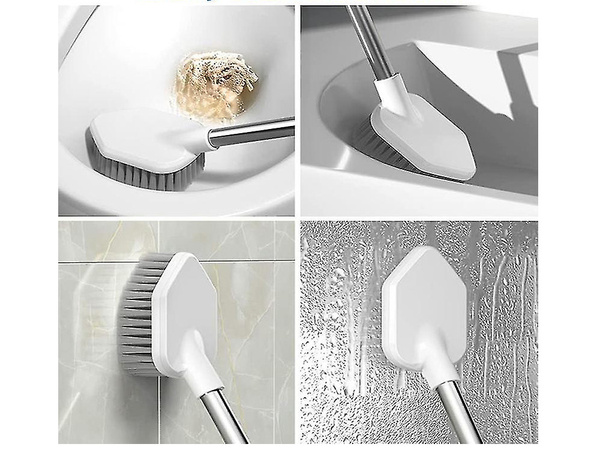 Szczotka toaletowa silikonowa wc zestaw komplet podwójna 2w1 toaleta