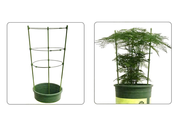 Podpora do roślin kwiatów pierścieniowa okrągła stabilna drabinka