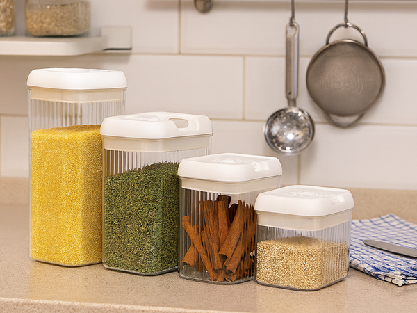 Pojemniki kuchenne na żywność do makaronu pojemnik z uszczelką zestaw 5 szt