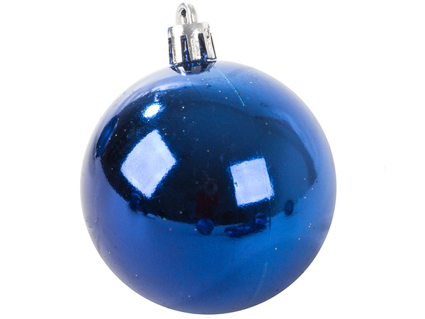 Bombki choinkowe na choinkę święta niebieskie brokat gwiazda 8 / 6 / 5