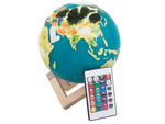 Lampka nocna globus 3d rgb globe light z pilotem 20 trybów dotyk dla dzieci