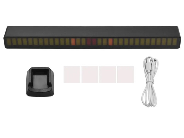 LEDY USB REAKCJA NA DŹWIĘK MULTIKOLOR NEON RGB LED AKUMULATOROWE