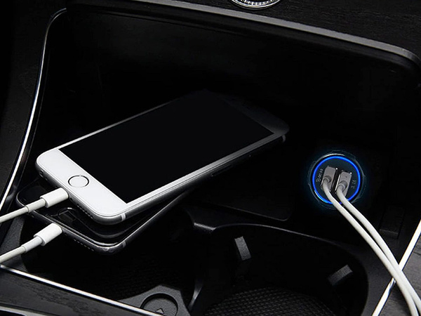 Ładowarka samochodowa do gniazd zapalniczki 2xusb quickcharge 3.0 szybka