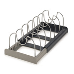Stojak organizer na patelnie garnki rozsuwany