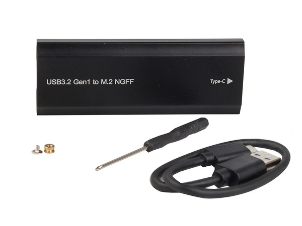 Obudowa adapter dysku kieszeń m.2 sata ngff usb 3.1 usb typ-c 2230-2280mm